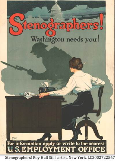 :::1918 stenographers roy hull still.jpg