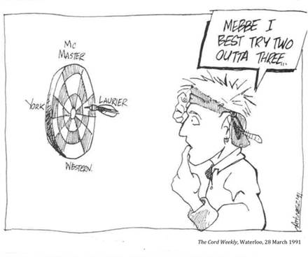 :UNIVERSITY LIFE:3 REGISTRATION lineups:1991 03 28 university the cord waterloo.jpg