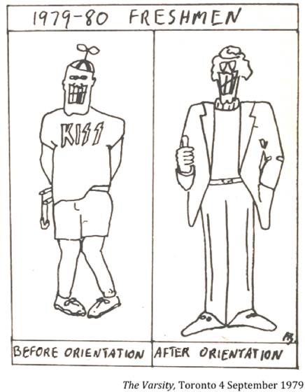 :UNIVERSITY LIFE:4 FROSH initiation:1979 09 04 frosh the varsity toronto.jpg