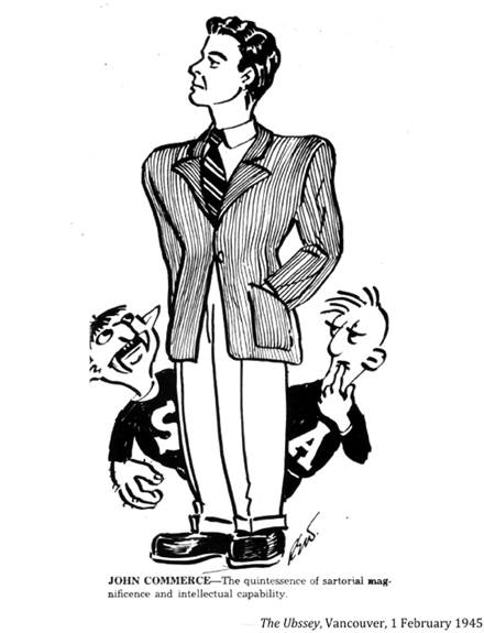 :UNIVERSITY LIFE:6 FACULTIES science, education, engineering, arts, commerce, math:1945 02 01 commerce  man the ubyssey3.jpg