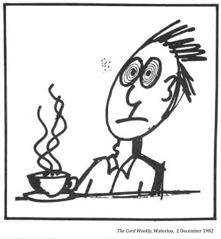 :UNIVERSITY LIFE:8 CAFETERIA coffee, food:1982 12 02 coffee the cord weekly waterloo2.jpg