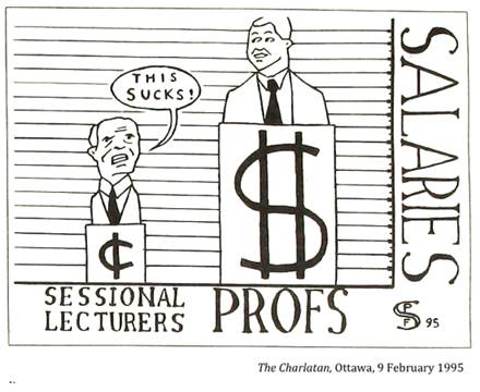 :UNIVERSITY LIFE:12 STAFF professors, staff, salaries:1995 02 09 salaries the charlatan ottawa.jpg
