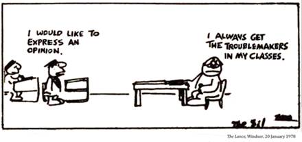 :UNIVERSITY LIFE:15 STUDENTS :1978 01 20 troublemaker the 2lance windsor .jpg