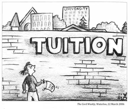 :UNIVERSITY LIFE:19 TUITION FINANCE:2006 03 22 tuition the cord weekly waterloo.jpg