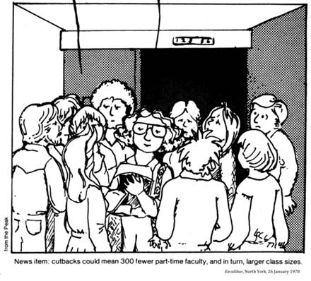 :UNIVERSITY LIFE:19 TUITION FINANCE:1978 01 26 cutbacks excalibur north york.jpg