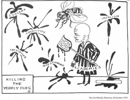 :UNIVERSITY LIFE:21 TEACHING:1970 10 30 idealism the cord weekly waterloo.jpg