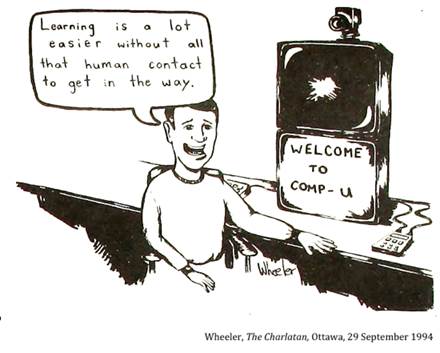 :UNIVERSITY LIFE:21 TEACHING:1994 09 29 tv learning the charlatan otrtawa.jpg