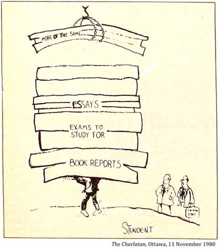 :UNIVERSITY LIFE:22 ASSIGNMENTS:1980 11 11 student work the charlatan ottawa.jpg