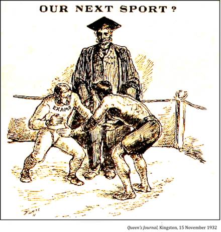:UNIVERSITY LIFE:23 EXAMS cramming:1932 11 15 exams queen's journal kingston.jpg