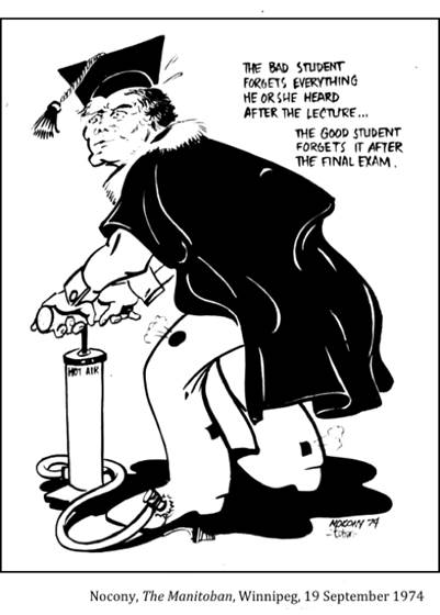 :UNIVERSITY LIFE:23 EXAMS cramming:1974 09 19 forgetting exams the manitoban_win.jpg