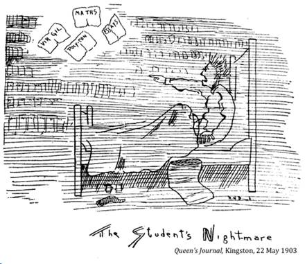 :UNIVERSITY LIFE:24 HEALTH stress:1903 05 22 nightmare queen's journal kingston.jpg