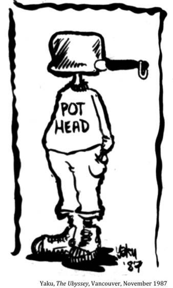 :UNIVERSITY LIFE:24 HEALTH stress:1987 11 00 pot head the ubyssey.jpg