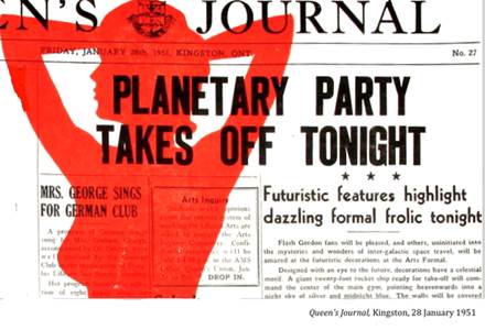 :UNIVERSITY LIFE:25 SOCIAL LIFE cards, sports, drama, smokers, frats, pranks, booze, clubs :1951 01 28 party queen's journal kingston.jpg